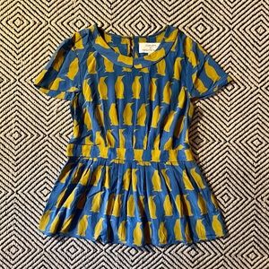 Darling Charlotte Taylor for anthro silk top